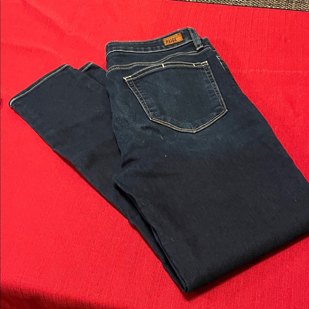 PAIGE Indigo Denim Jeans - Picture 1 of 4